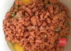 Eggplant, ham and egg pancake recipe 2