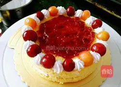 Cherry Cream Naked Cake Recipe Illustration 10