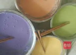 Illustration of how to make colorful vegetable pancakes 2