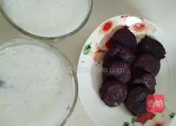 Dessert...Snow Yan Milk Illustration of how to make ten-fried purple potato cake 4