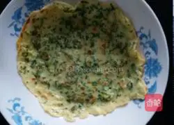 Shepherd's Purse Egg Pancake Recipe Illustration 7