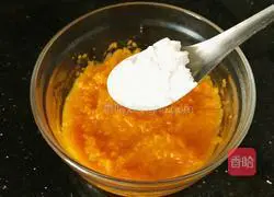 Illustration of making oil-free pumpkin cake 7