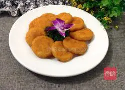 Illustration of how to make fried sweet potato cakes 10