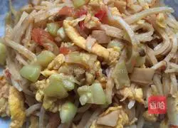 Illustration of how to make vegetarian fried pancakes 5