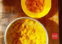 Illustration of how to make pumpkin cake 1