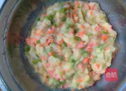 Illustration of how to make rice potato cakes 4