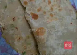 Illustration of how to make scallion pancake 15