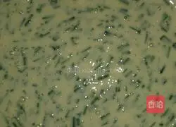 Egg Chives Illustration of how to make pancakes 4