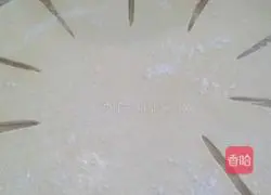 Illustration of making sauce-flavored pancake 2