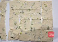 Soda Illustration of how to make scallion square pancake 5