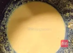 Illustration of how to make dragon fruit souffle waffles 5