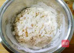 Illustration of making black sesame and sweet potato dough cakes 12