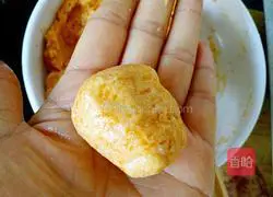 Black Sesame Pumpkin Cake Recipe Illustration 4