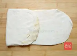 Illustration of how to make scallion pancakes 10