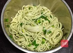 Scallion oil and egg noodles Illustration of how to do it 3