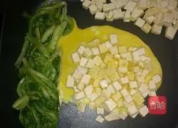 Illustration of how to make Italian seafood rice noodles (egg tofu cake, clams) 2