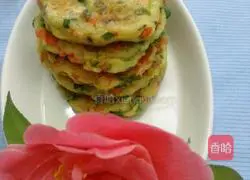 Illustration of making pastoral potato pancakes 11