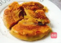 Illustration of how to make scallion pancakes 12