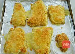 Illustration of how to make cheese dragon fish steak 12