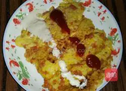 Quick Egg Pancake Recipe Illustration 4