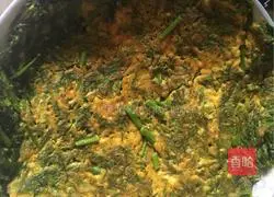 Illustration of how to make fennel egg cake 7