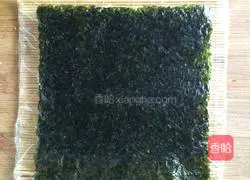 Illustration of how to make meat floss and ham sushi 11