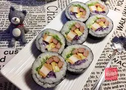 Illustration of home-cooked sushi 15