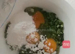 Leek Egg Pancake Recipe Illustration 2