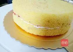 Cherry Cream Naked Cake Recipe Illustration 6