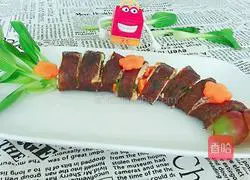 Illustration of how to make sushi rolls 9