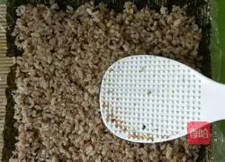 Illustration of how to make meat floss and ham sushi 6