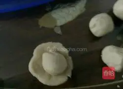 Illustration of how to make mung bean cake 7