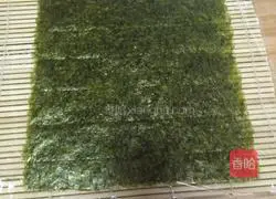 Illustration of how to make ham sushi 3