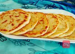 Illustration of how to make scallion pancake 12