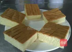 Illustration of how to make whole egg version of waterless sponge cake 7