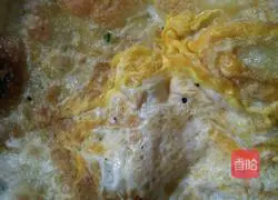 Illustration of how to make scallion egg pancake 3