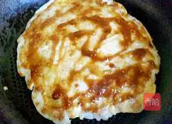 Illustration of how to make coarse grain pancakes and fruits 9