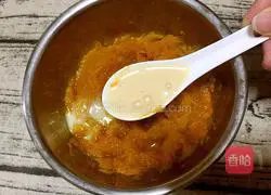 Pumpkin Bean Paste Cake Recipe Illustration 4