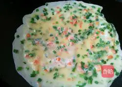 Illustration of how to make vegetable pancakes 9