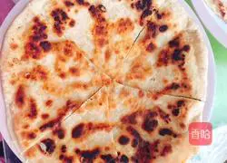 Illustration of making mashed potato and minced meat pancakes 12