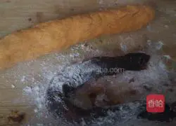 Illustration of how to make persimmon cake 2