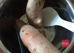 Roasted sweet potato pancakes Practice illustration 2