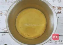 Japanese style Illustration of how to make soufflé waffles 1