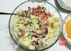 Illustration of how to make fried potato pancakes 4