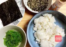 Illustration of how to make wakame sushi (beautiful and cleansing intestines) 2