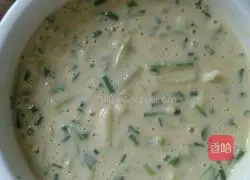 Cucumber egg pancake recipe 2