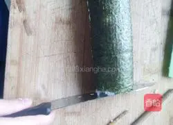 Illustration of how to make sushi 7