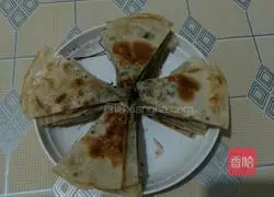 An alternative way to eat dumpling skins~~~Illustration of how to make scallion pancakes 11