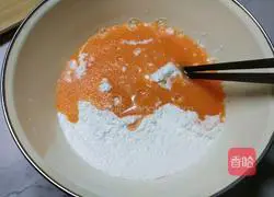 Carrot bean paste cake recipe 4