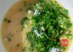 Green pepper egg pancake recipe 4